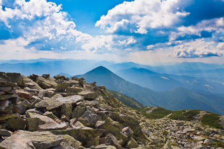 在 hdr 山