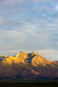 周围的 lomnicky 峰值 塔特拉 高塔特拉山区 slova