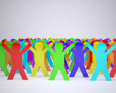 卡通的到达的人图片