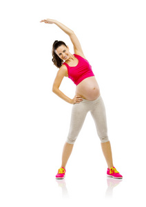 怀孕的女人做练习