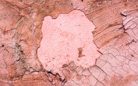 古色古香的粉红色混凝土墙背景