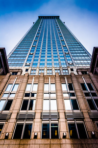 在中心城，费城，宾夕法尼亚州的摩天大楼