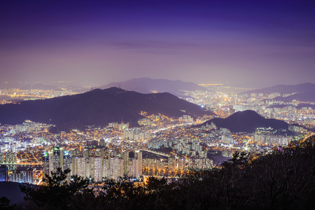 釜山，韩国城市景观