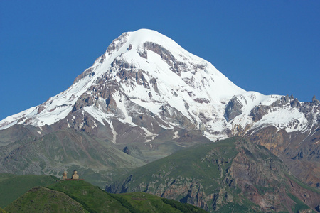 卡兹别克山麓，格鲁吉亚欧洲