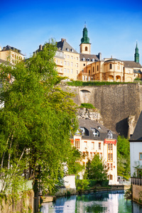城市景观的卢森堡