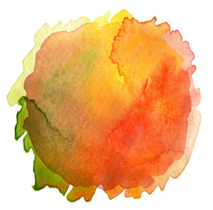 手绘水彩黄色天空图片-手绘水彩黄色天空素材-手绘水彩黄色天空插画