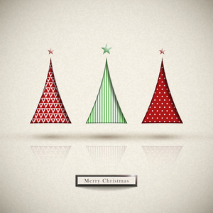 创造性的现代设计的圣诞树