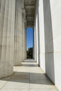 林肯纪念堂的支柱