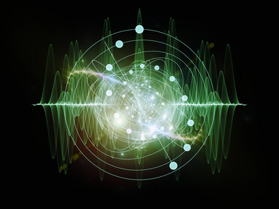 粒子演示文稿辐射图片