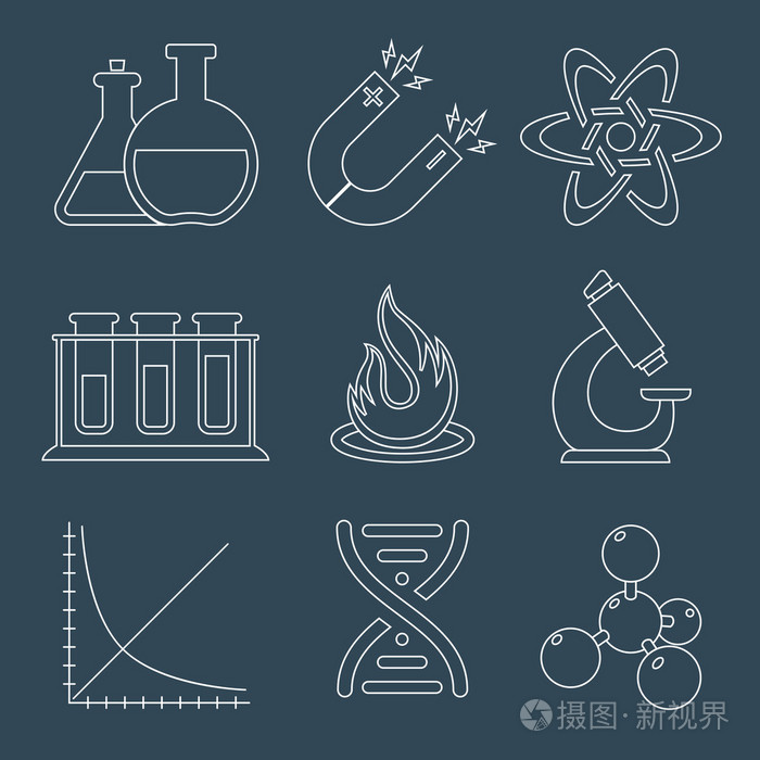 物理科学图标平