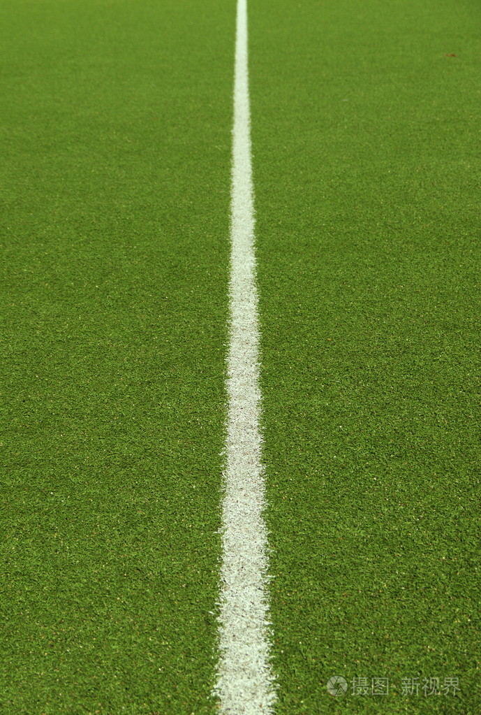 足球场草地上绿色