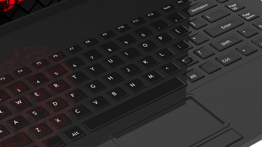笔记本电脑黑色键盘背景