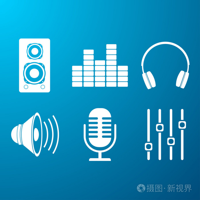 音乐和声音图标