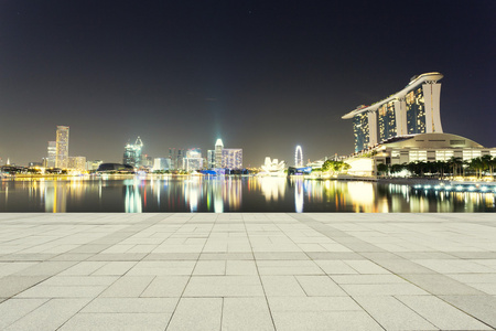 美丽的夜景，城市的城市