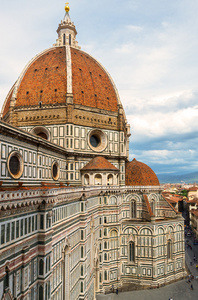 大教堂 di santa maria del fiore 在佛罗伦萨，意大利