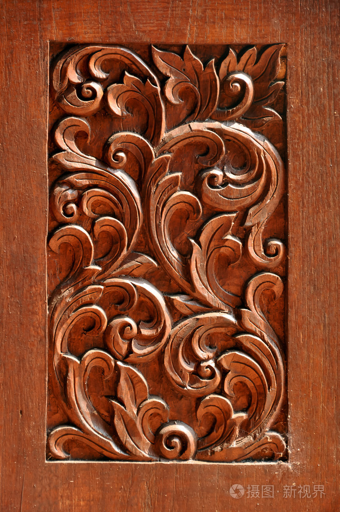 雕刻木质纹理的