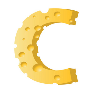 奶酪字母 c