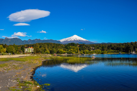 比亚里卡活火山，从贡，智利