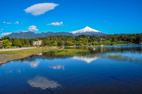 比亚里卡活火山，从贡，智利