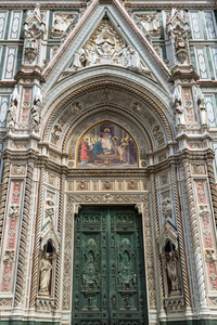 在佛罗伦萨的圣十字教堂的大教堂