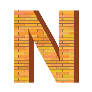 砖字母 n