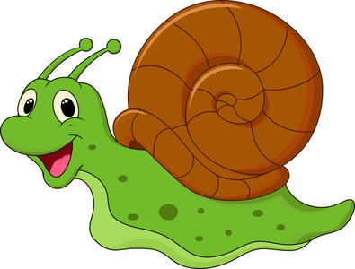 可爱卡通蜗牛