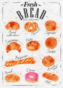 面包产品海报
