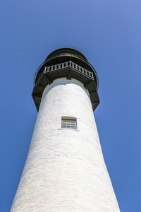 在比斯坎在海角佛罗里达著名灯塔