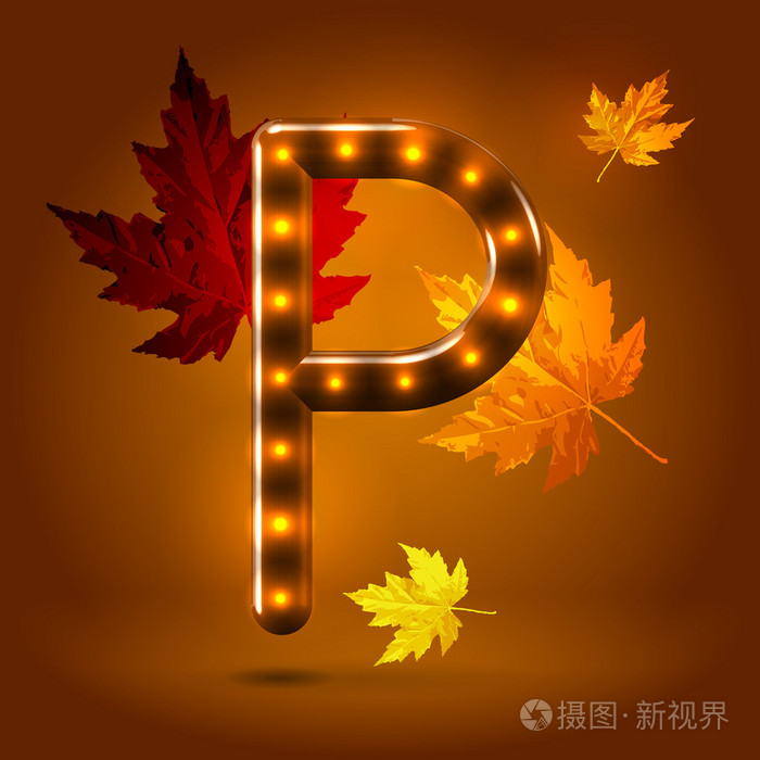 字母大写p