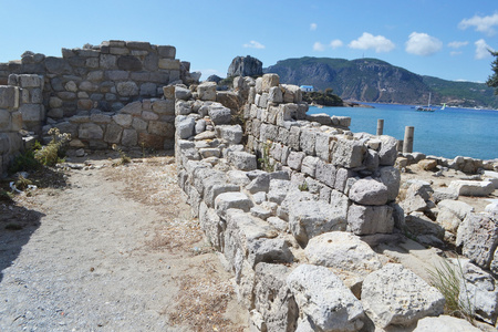 古色古香的废墟希腊