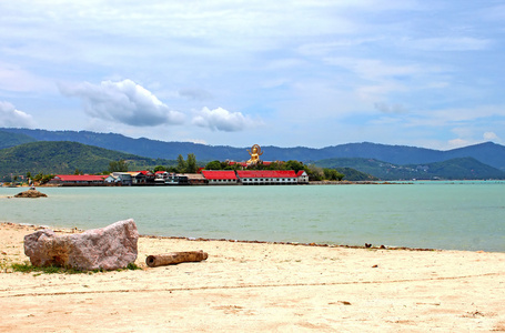 海滩，苏梅岛，泰国大佛