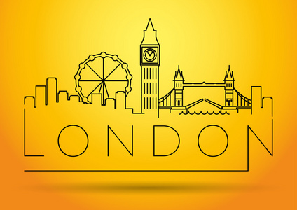 伦敦城市天际线图片