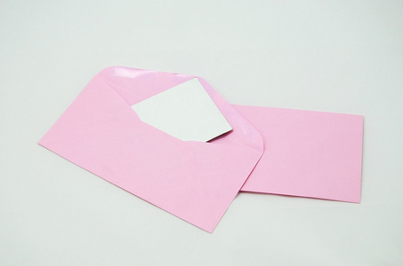 粉色信封邮件