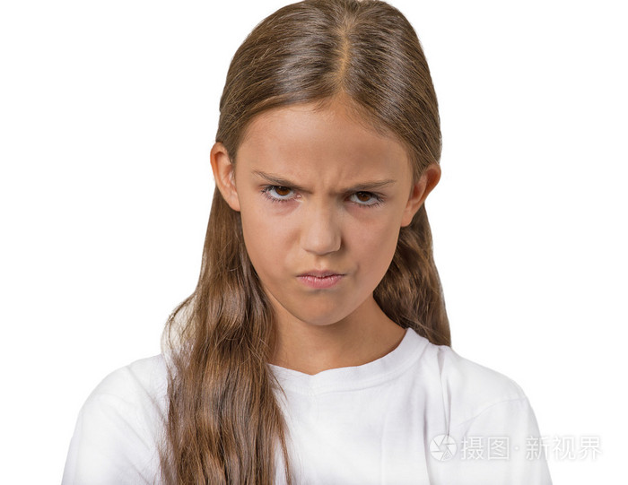愤怒的十几岁的女孩照片-正版商用图片1gq4u7-摄图新视界