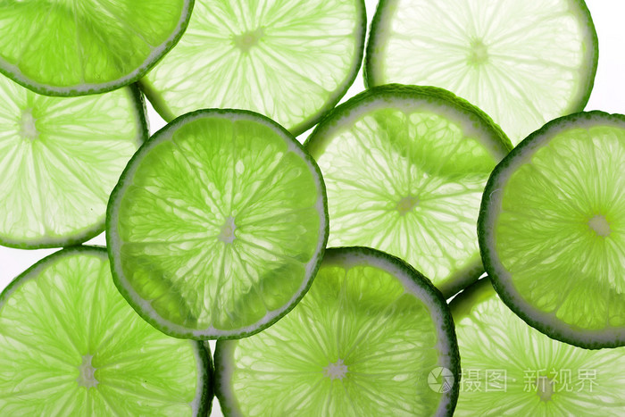 成熟的水果石灰