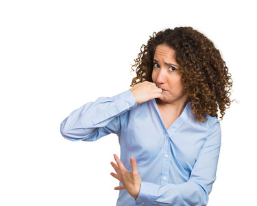 女人,闻, 嗅她湿的胳肢窝照片