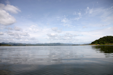 在泰国的湖景色图片