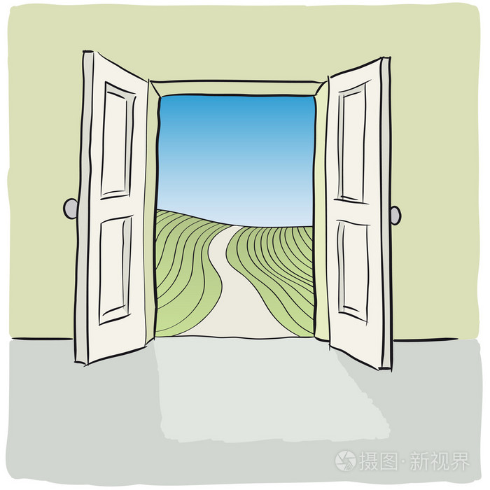 打开的门