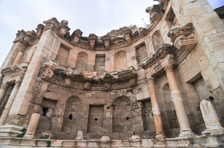 罗马式建筑杰拉什 约旦