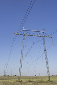 高低压电力线路图片