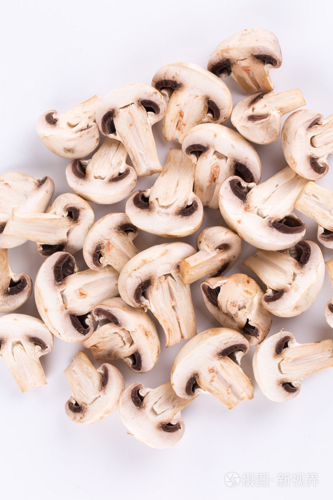 切片的香菇