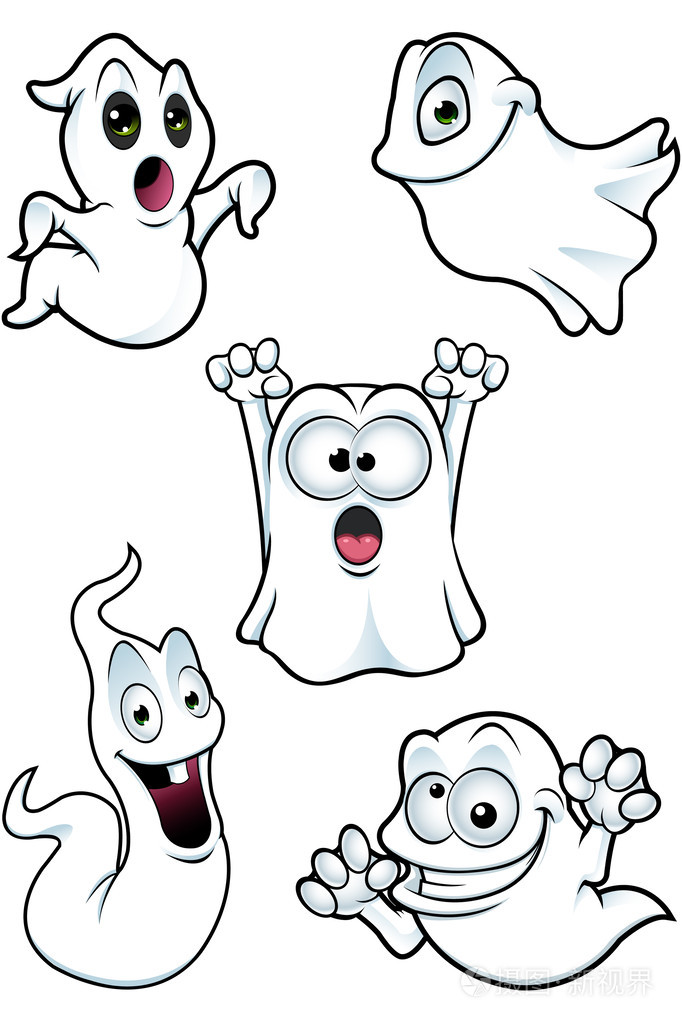 卡通幽灵鬼魂