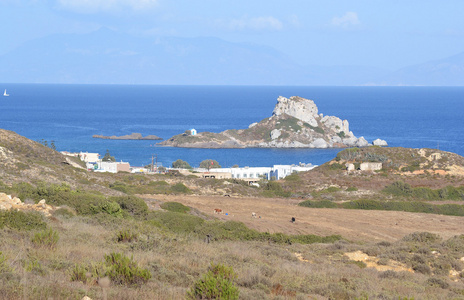 kefalos 和岛屿成为海湾