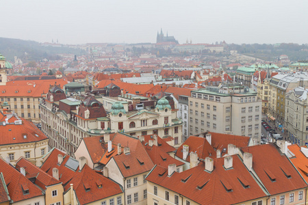 城市景观的布拉格，捷克共和国