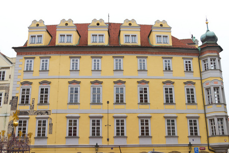 从布拉格，捷克共和国的老建筑