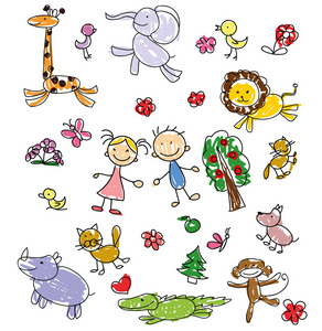 玩具猴子涂鸦图片-玩具猴子涂鸦素材-玩具猴子涂鸦插画-摄图新视界