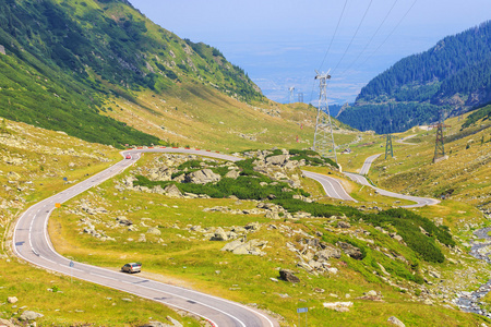 罗马尼亚喀尔巴阡山路 transfagarasan