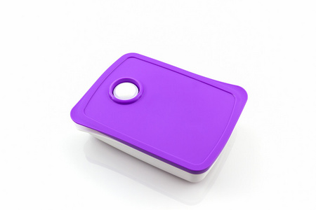 紫色塑料盒包