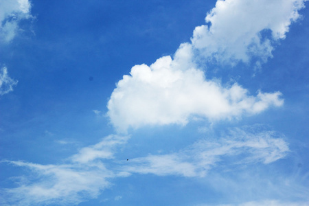 蓝蓝的天空白云