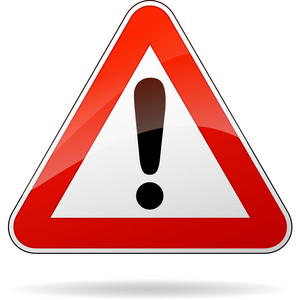 矢量警告标志黄色三角形感叹号图标警告标志注意但警告标志设置警告